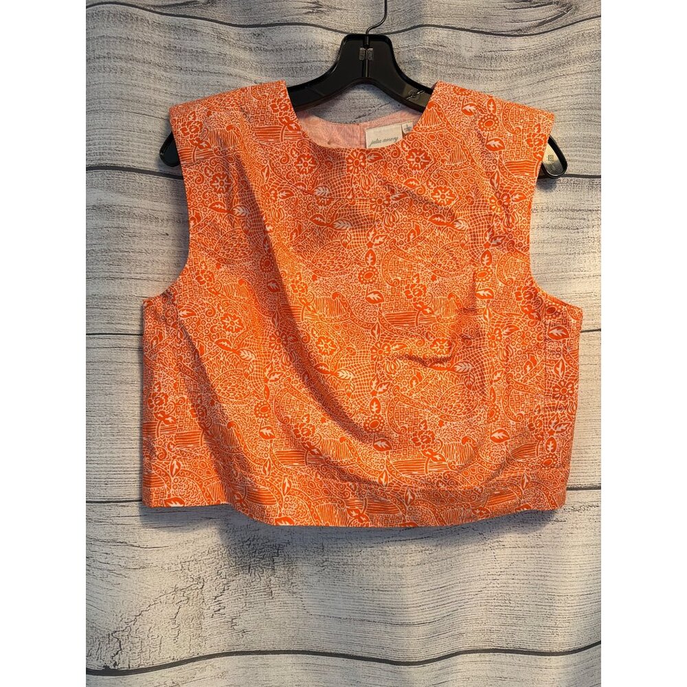 NWT Julia Amory Slim Top Poplin Size S